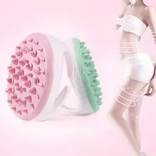 Новое поступление, мягкий антицеллюлитный массажер для тела, щетка для похудения и расслабления, скраб, массажер для ванны, спа, душа, розовый, зеленый цвет