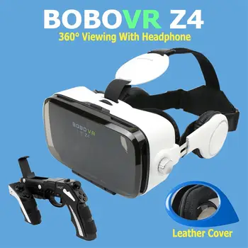 Hot Sale! Google Cardboard BOBOVR Z4 gafas realidad virtual BOBO VR For 4.7-6.2 inch Smartphone+Multi-Function Bluetooth Gampad