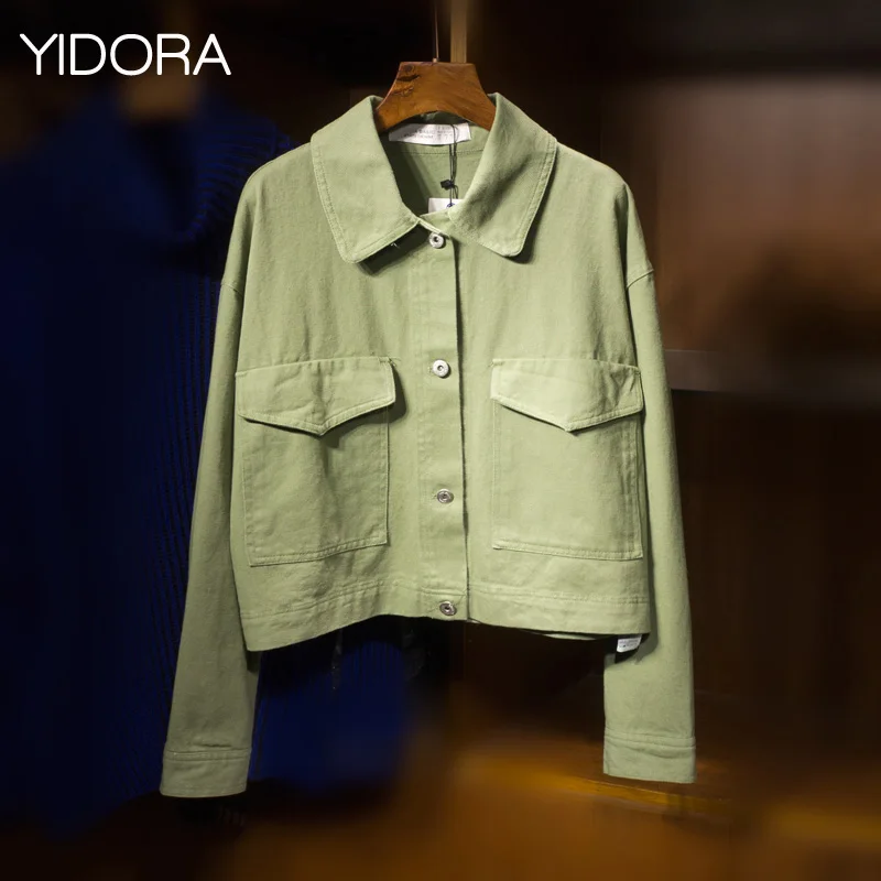 green army denim jacket