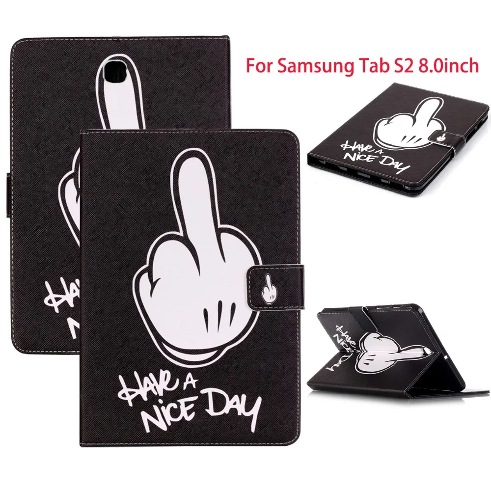 

Flip Stand Case For Samsung Galaxy Tab S2 8.0 Case Silicone Tablet Leather Smart Cover For Samsung Galaxy Tab S2 T710 T715 Case