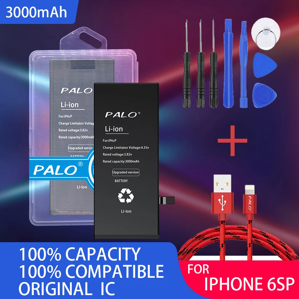 

PALO Original Mobile Phone Battery For iPhone 6s Plus Replacement Batterie High Capacity Internal Bateria For iPhone 6Splus