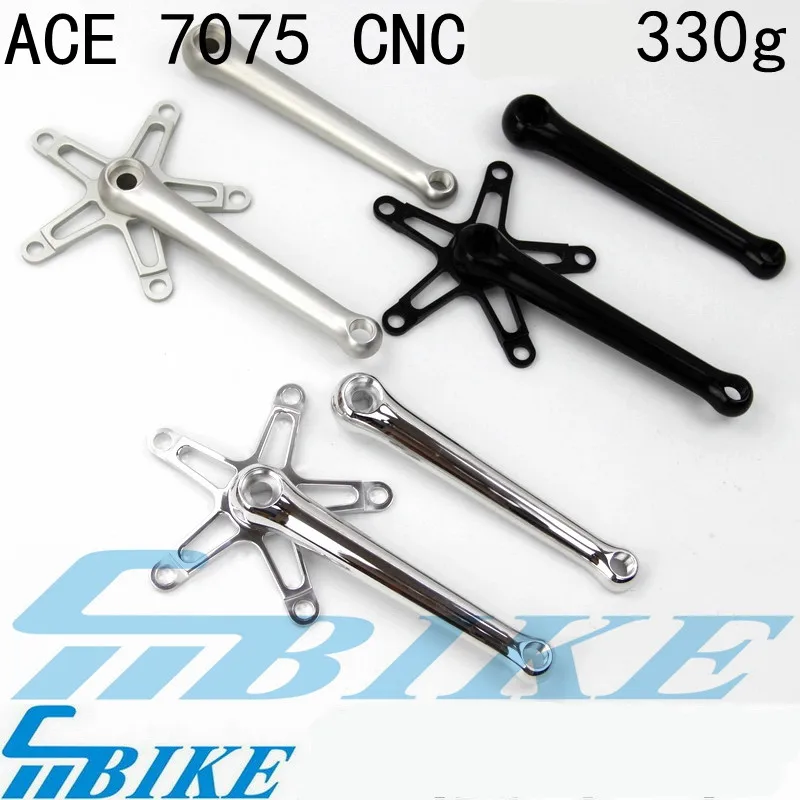 

Bicycle ultra-light crank for Road Brompton folding bike 170mm aluminum alloy 7075 material square hole waterproof