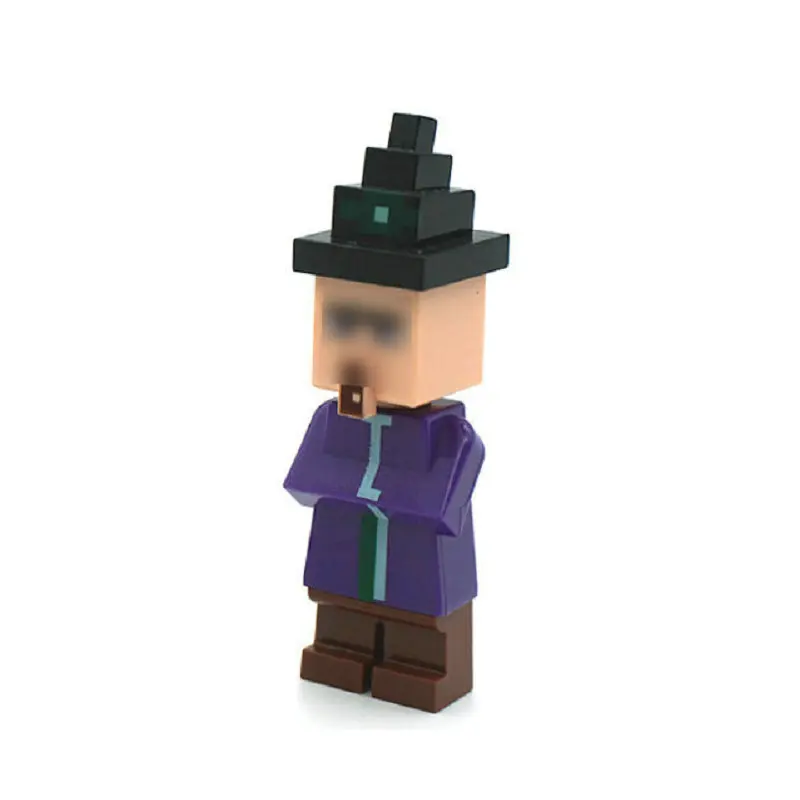 HOT Sale LegoINGly Minecrafted Action Figures Steve Witch Zombie Skeleton Bricks Compatible For Legoingly Building Blocks Model