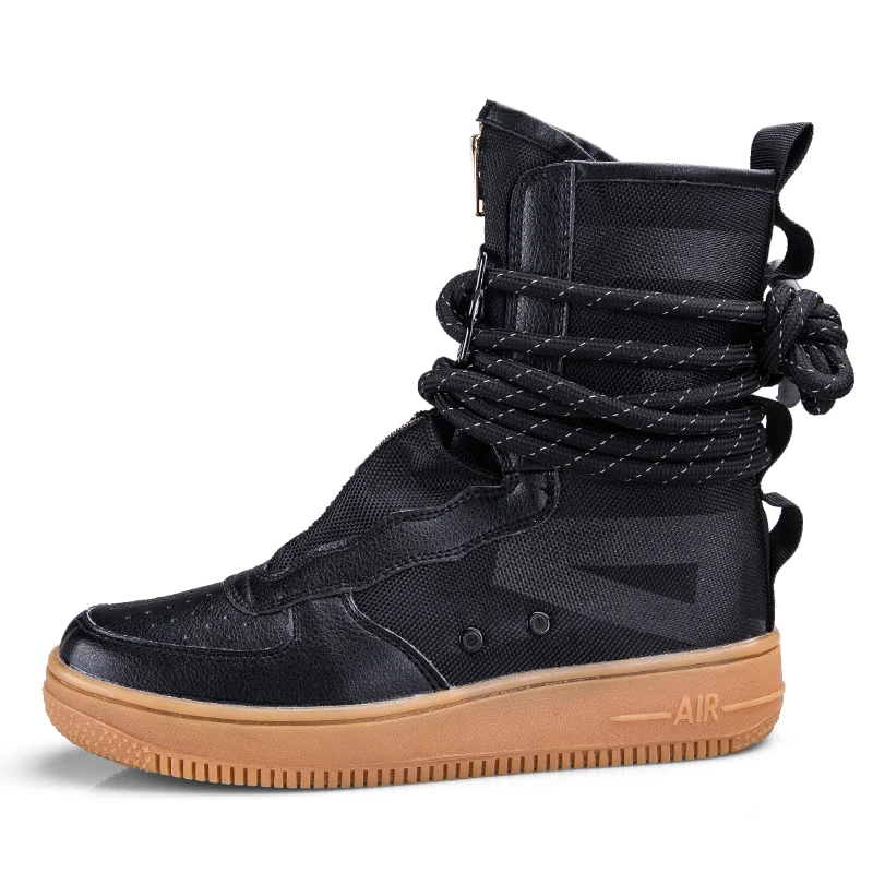 SF-AF1 AF1 Winding Big Size Skateboard Shoe Sneakers for Men Zipper High Top Women Sport Shoes air force 1 one zapatillas hombre SF-AF1 AF1 Winding Big Size Skateboard Shoe Sneakers for Men Zipper High Top Women Sport Shoes air force 1 one zapatillas hombre