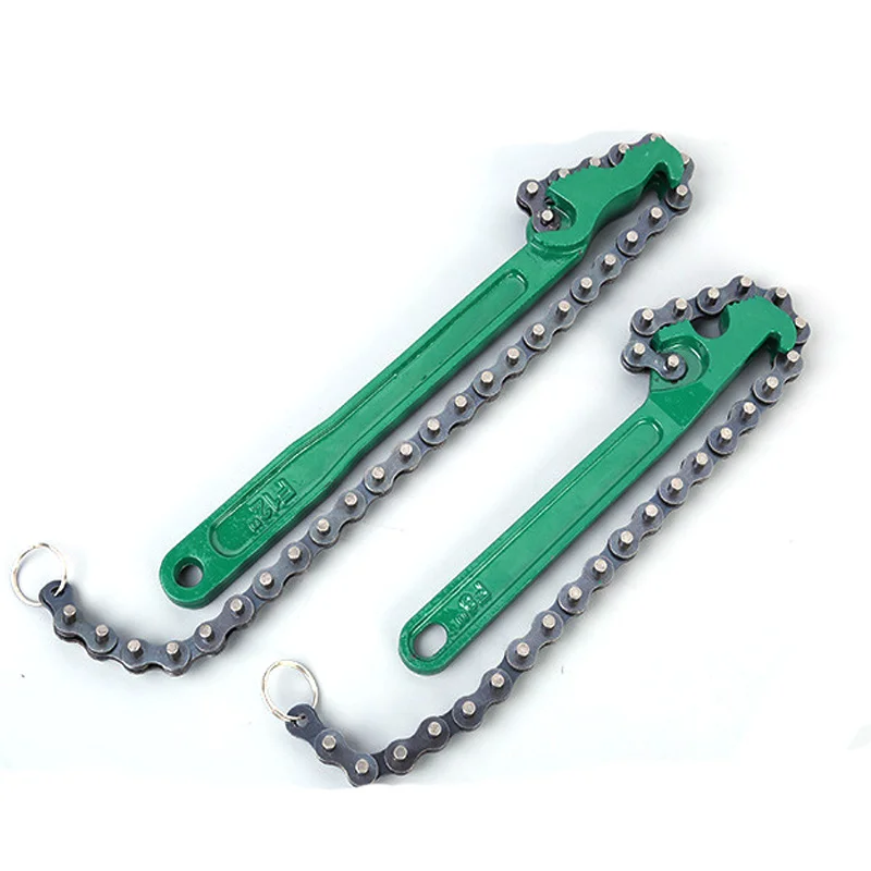 8/12 Inch Allen Key Chain Type Oil Filter Wrench Auto Tool engine box