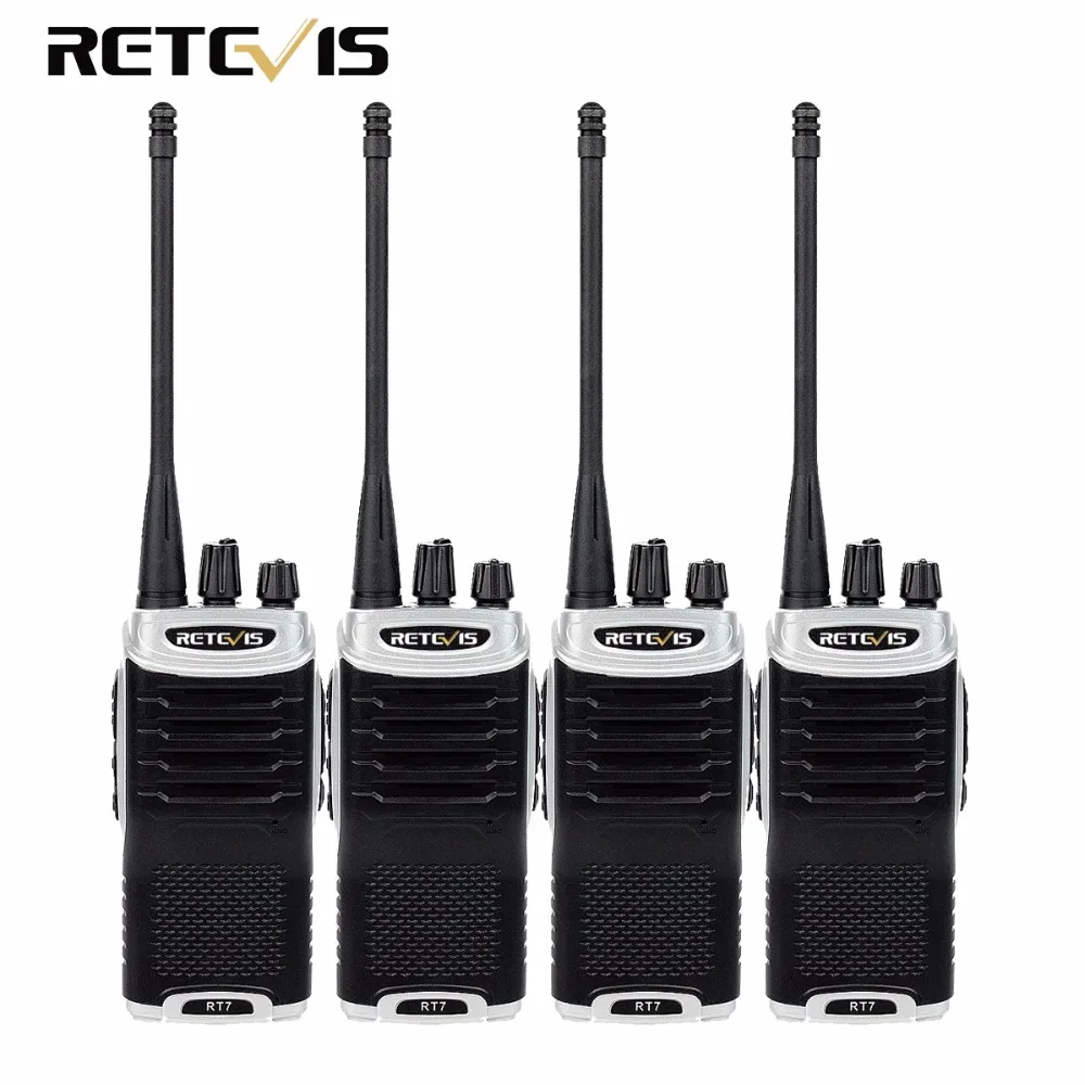 bilder für 4 stücke Walkie Talkie Retevis RT7 5 Watt 16CH UHF 400-470 MHz FM Radio Scan Monitor Tragbare Ham Radio Comunicador Hf Transceiver bilder für 4 stücke Walkie Talkie Retevis RT7 5 Watt 16CH UHF 400-470 MHz FM Radio Scan Monitor Tragbare Ham Radio Comunicador Hf Transceiver