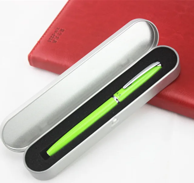 metal gift box Luxury stationery Fountain Pen Set 0.38mm Nib Steel Ink