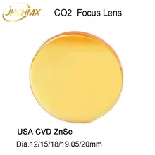 Co2 Фокусирующая линза CVD ZnSe из США Dia.12/15/18/19,05/20 FL.38.1/50,8/63,5/76,2/101,6 1,5-" для Co2 лазерный станок для гравировки и резки