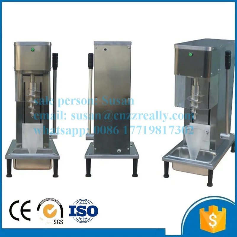 

Free shipping supply the 2016 new designed frozen yogurt blending machine / fruit ice cream mixer machine for sale