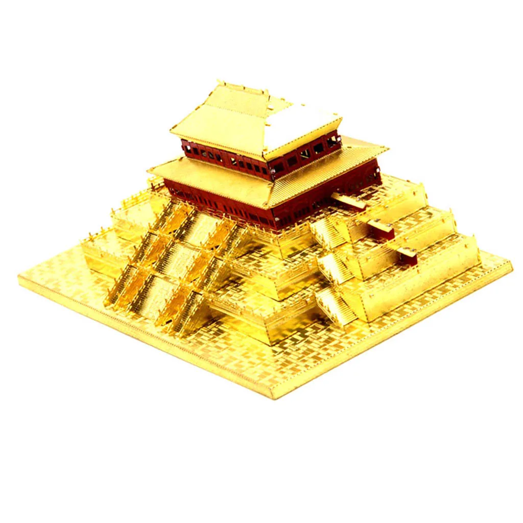 3D Metal Jigsaws Puzzle - China Taihe Palace Model History Architecture Building Toy  Retro Home Office Desk Decoration Ornament