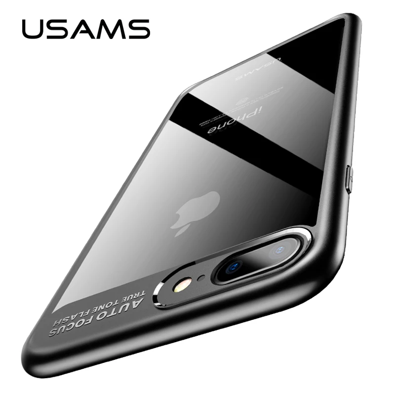 USAMS чехол для iPhone 6s plus защитный Apple 7 телефона прозрачная задняя акриловая крышка
