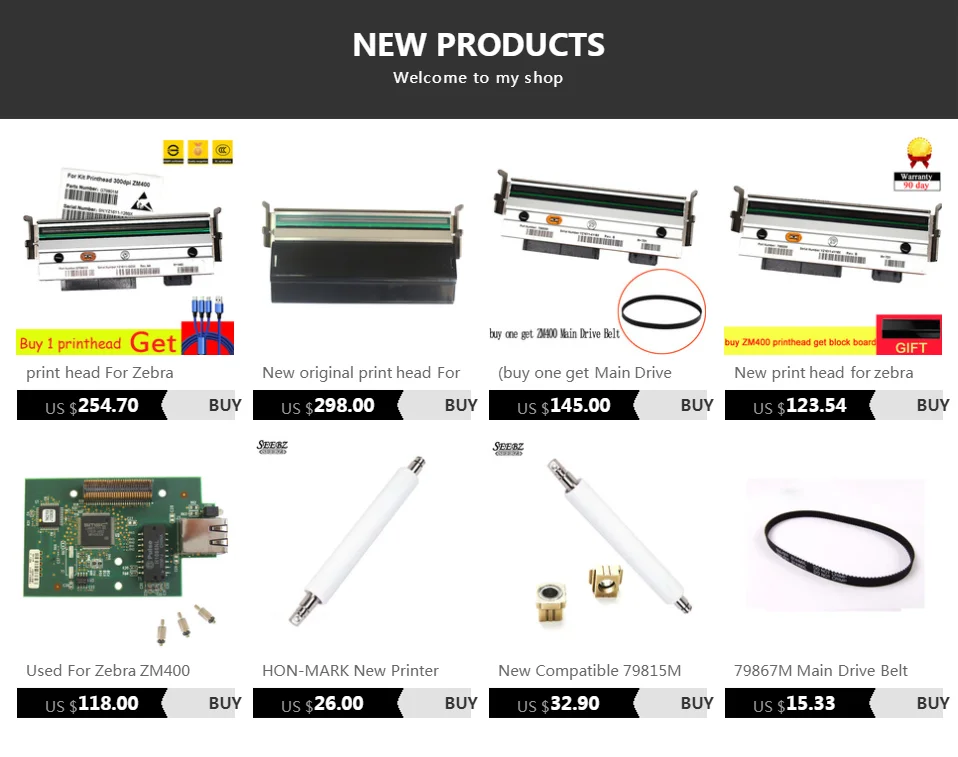 Новая печатающая головка для zebra ZM400 200 точек/дюйм печатающая головка PN 79800M Совместимость гарантия 3 месяца, 7 дней нет причин менять или возвращать
