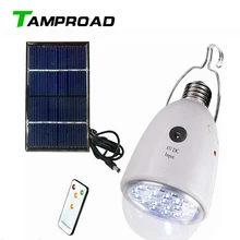 TAMPROAD лампа, подзаряжающаяся на солнце 12 светодиодный светодиодные лампы фары с инфракрасным затемнением Управление AC90-260V/DC6V лампа аварийного освещения