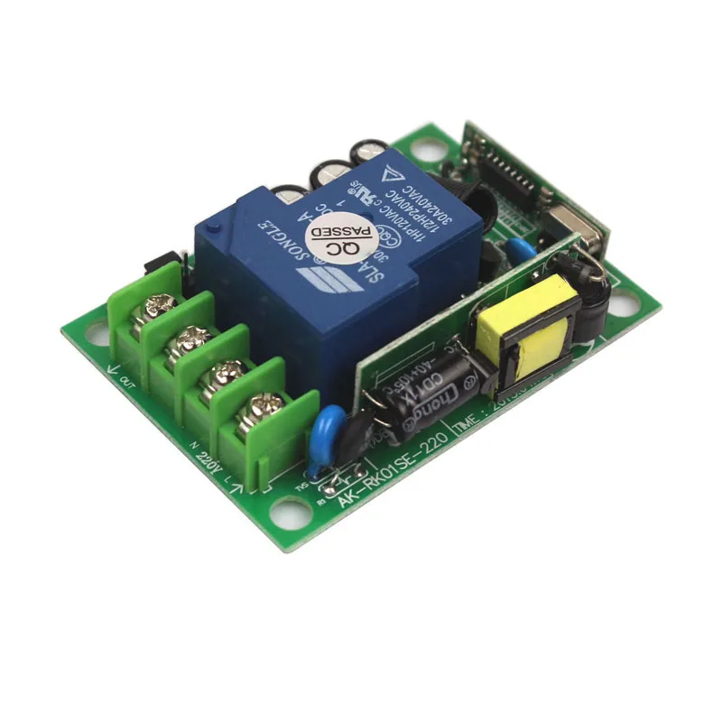 85-250V 110V 220V 30A 1CH RF Wireless Remote Control Switch Relay 220V 30A Relays Module For Lamp LED Water Pump (8)