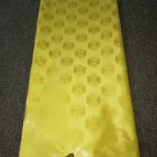 Базен riche getzner nouveau желтый из жаккардовой парчи последний хлопковый Базен riche ткань atiku ткань 10 ярдов/партия