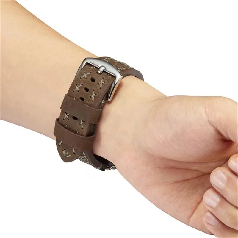 LPWHH Cow Genuine Leather Strap For Apple Watch Band Series 4 3 2 1 38mm 42mm 44mm Gift TPU Watch Case Pink Buckle Iwatch Bands