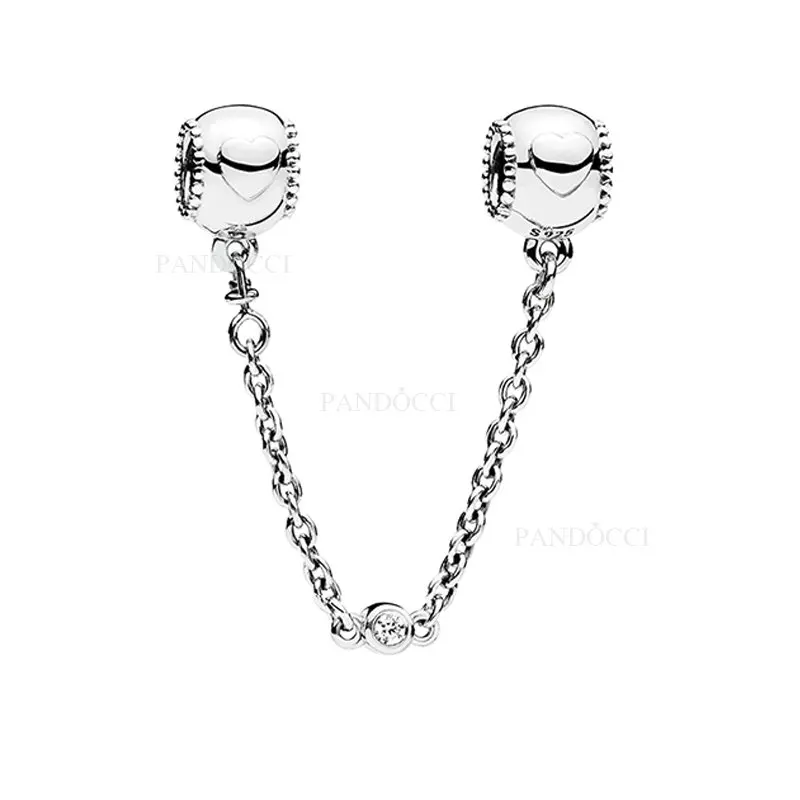 

2017 New Autumn Authentic 925 Sterling Silver Jewelry Pave Open Bangle Caps Pink Fashion Charms Beads Fits Pandora Bracelets