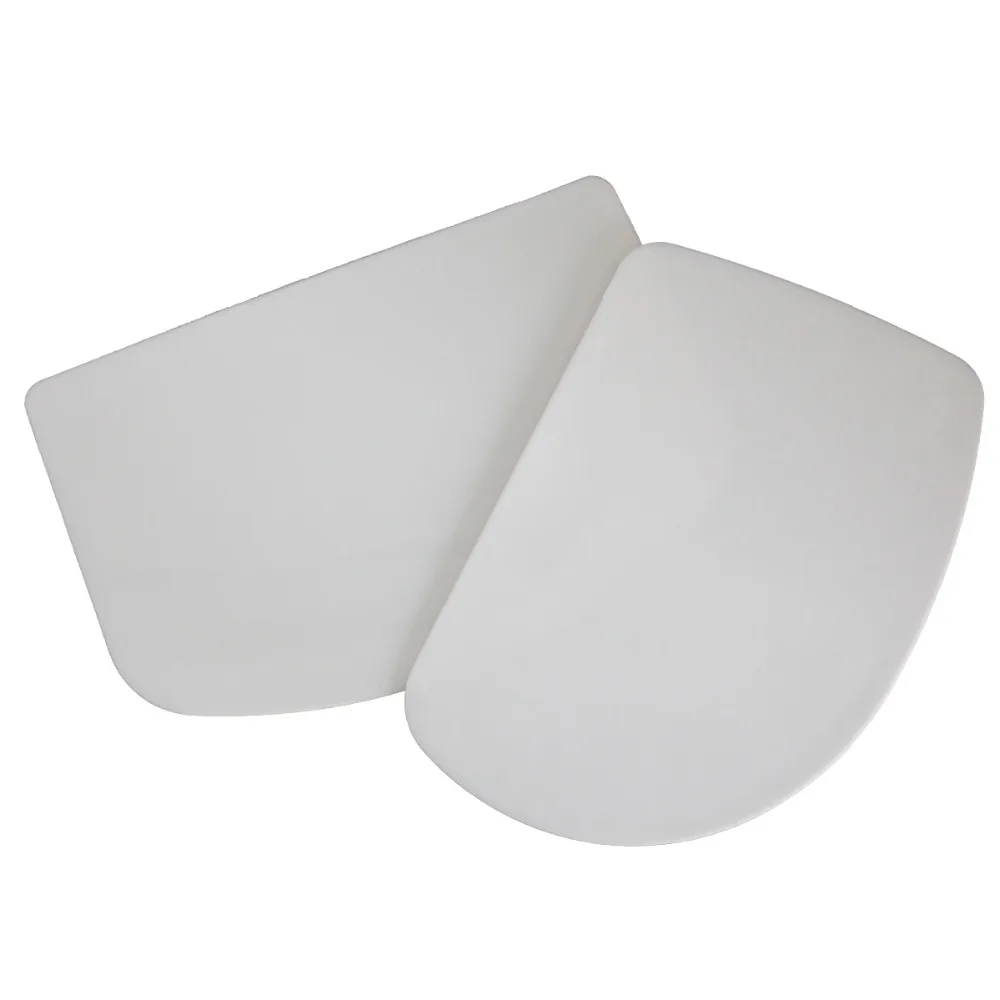 2 Pieces Bowl Scrapers Plastic Cutter Spatulas For Food Processor Bowl
