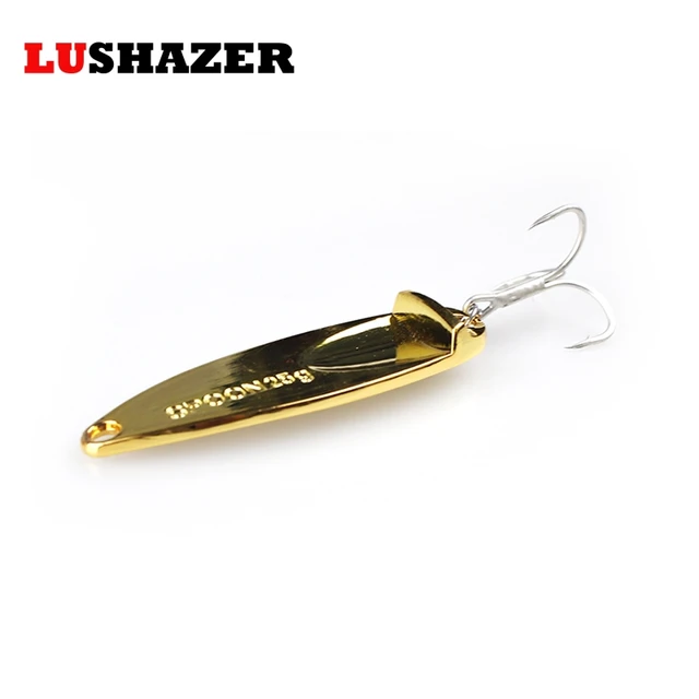 LUSHAZER fishing bait 15g 20g 25g carp fishing wobbler spoon lure metal  baits isca artificial hard lures China spinnerbait - AliExpress