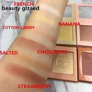 Красота глазурованный хайлайтер бренд Sister макияж пудра палитра теней для век Палитра Тени для век мерцающая пудра пигментированные тени для век - изображение