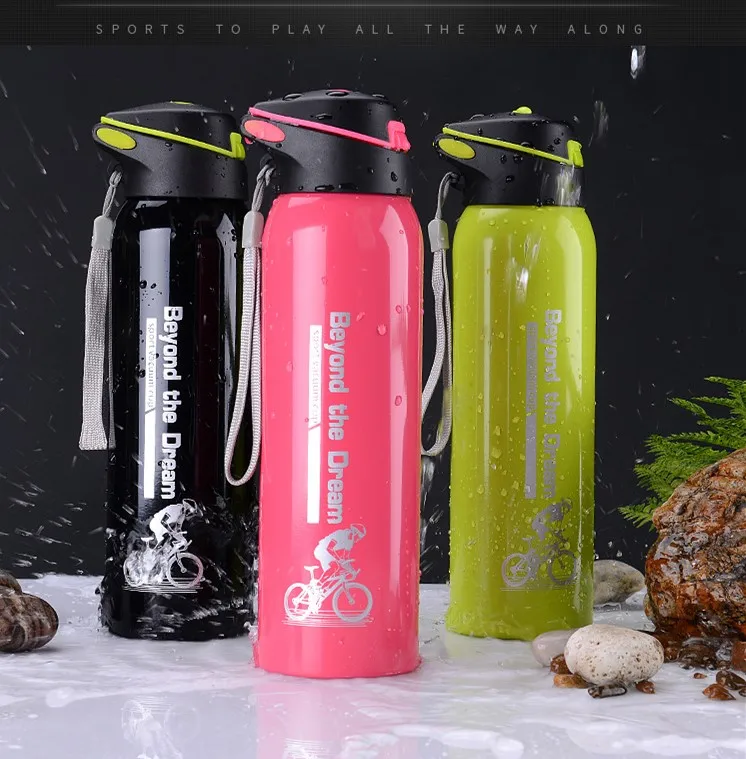 2018 Hot Bicycle Stainless Steel Water Bottle Vacuum Insulation Sport