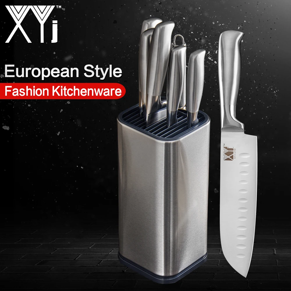 XYj Stainless Steel Kitchen Knife Set Kitchenware Stainless Steel Knife
