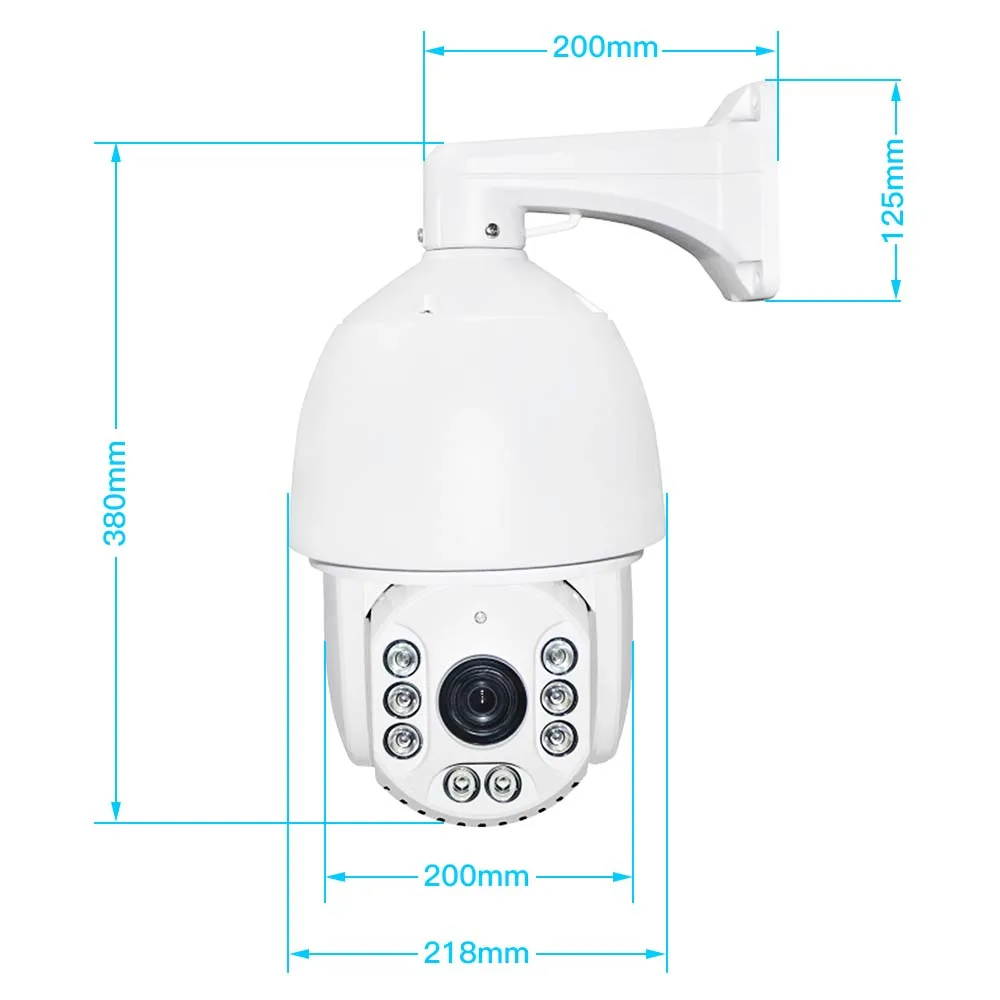1080P AHD/CVI/TVI/CVBS 4 в 1 PTZ камера Открытый 30X зум водонепроницаемая Мини купольная камера IR 100m P2P CCTV камера безопасности