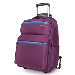Большой емкости Дорожные рюкзаки багаж водостойкий Рюкзак-тележка для переноски бизнес-багажа с карманом для ноутбука