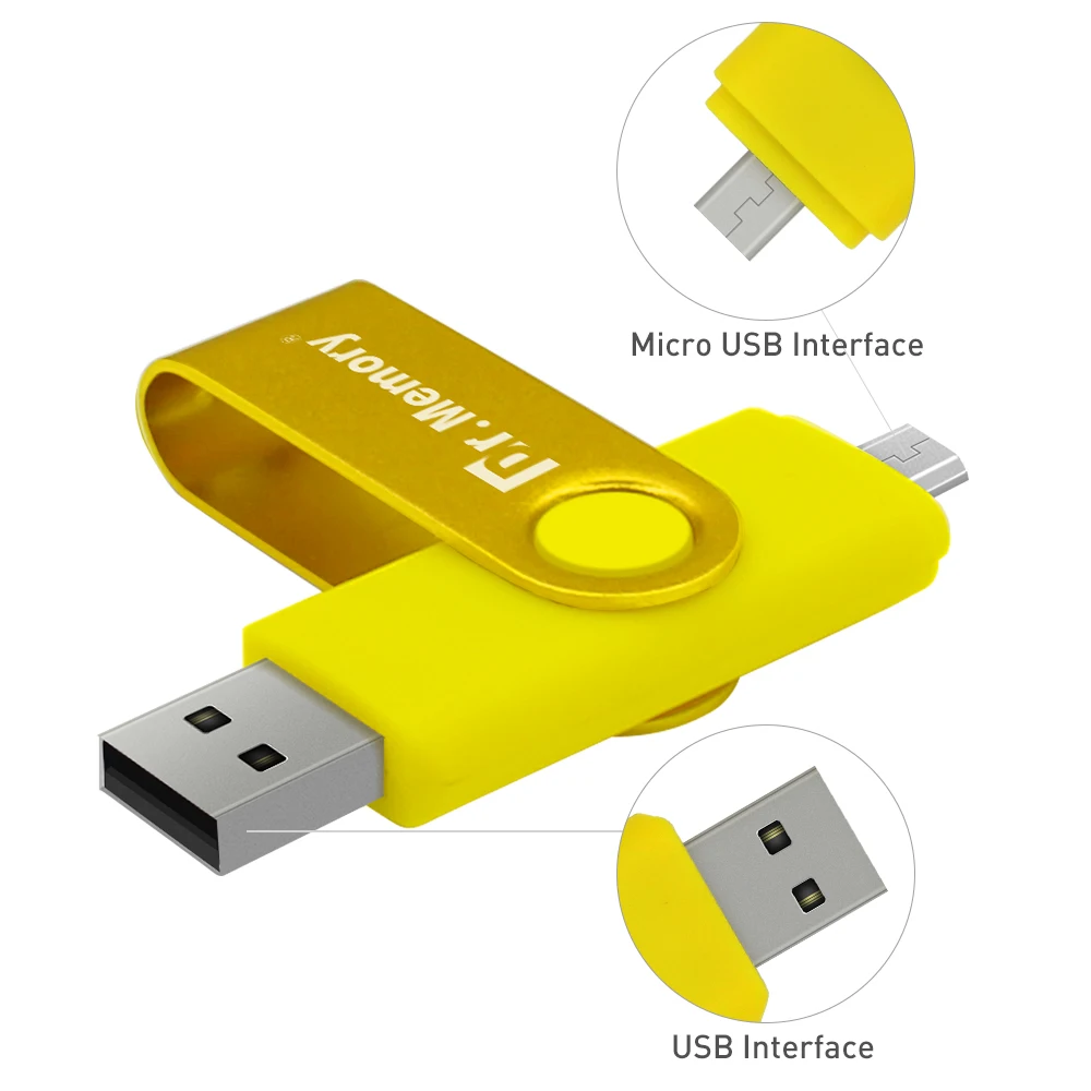 Флеш накопитель OTG 2 в 1 4 ГБ 8 16 32 ГБ|USB флэш-накопители| |