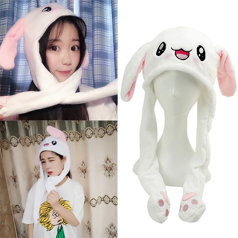 

Rabbit dance Hat Funny Cute Pinch Paw Will Dance Cosplay Joke Girl Friend Dance Hat Dance Rabbit Cap Gasbag Magnetite Rabbit