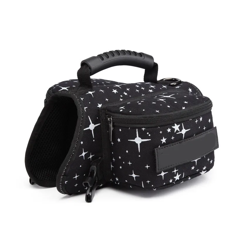 star AHUAPET рюкзак для собак, регулируемая седельная сумка для собак, переноска для Путешествий, Походов, Кемпинга, золотистый ретривер, аксессуары E - Цвет: star