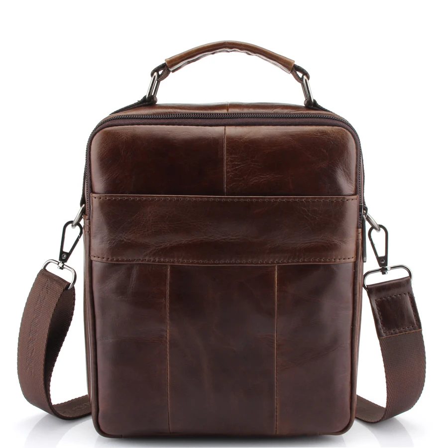 Сумка мессенджер Мужская из натуральной кожи с воском|leather messenger bag|fashion shoulder