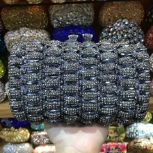 Дизайн дамские Роскошные цельный Кристал серебряные красные вечерние сумки женские свадебные черные клатчи кошельки девушки день сцепления вечерние сумки