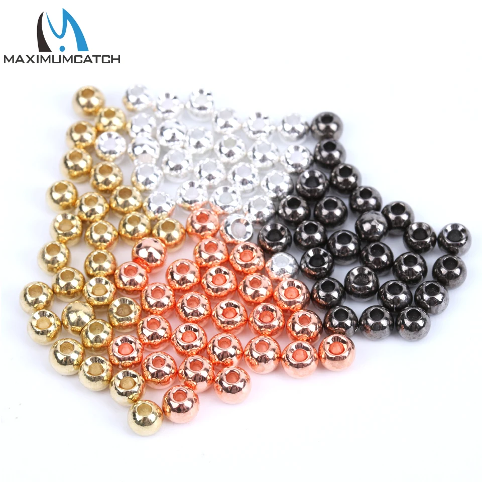 Maximumcatch Round Tungsten Fly Tying Beads 2.4 MM 100 Count Fly