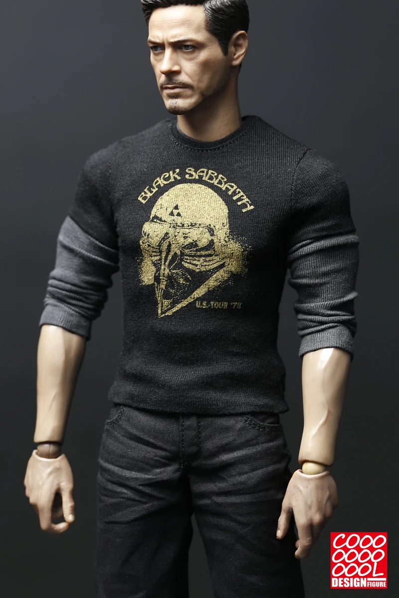 Цена 1 6 повседневный костюм Железного человека и Тони, рубашка и штаны, набор для 12 дюймовых экшен фигурок