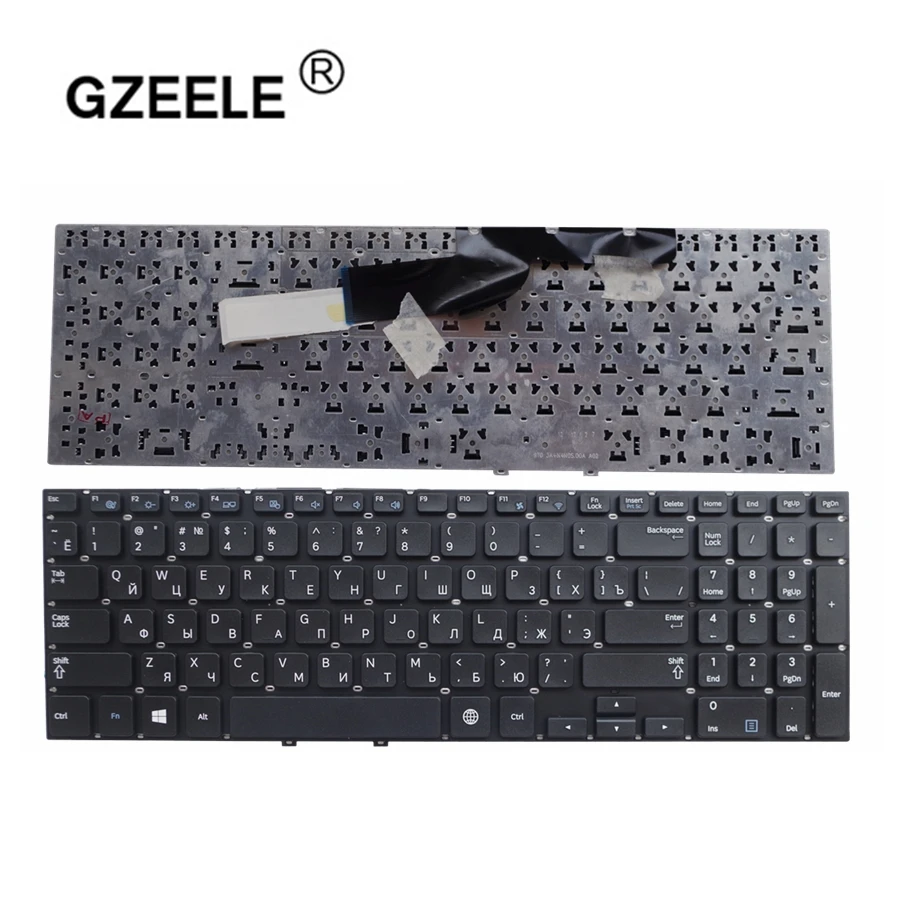 GZEELE Russian Keyboard for Samsung NP355E5C NP350V5C NP355V5C 350E5V NP350E5V 9Z.N4NSC.301 9z.n4ns