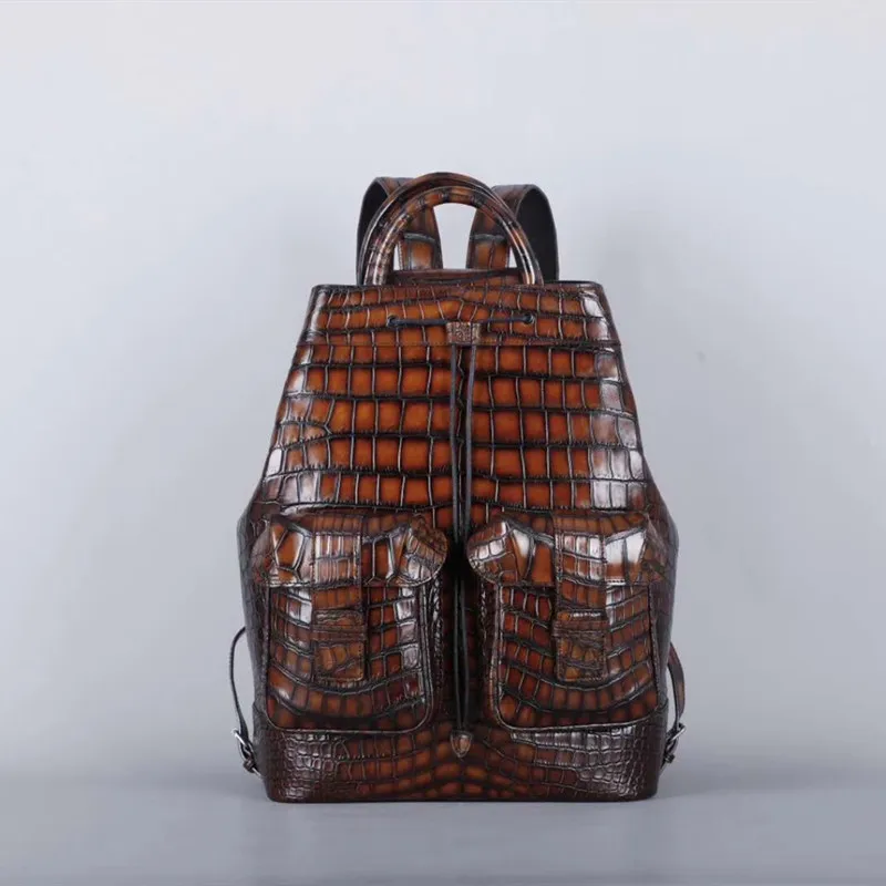 20190520001 Роскошные рюкзаки из натуральной кожи, женская сумка, подиумная дизайнерская женская сумка, европейский бренд, высокое качество