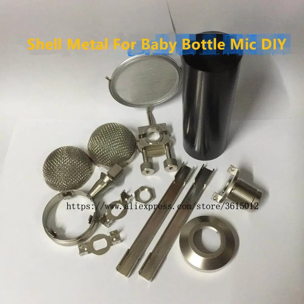 1 шт. MBsBB конденсаторный корпус микрофона Металл для Детской бутылки Mic DIY