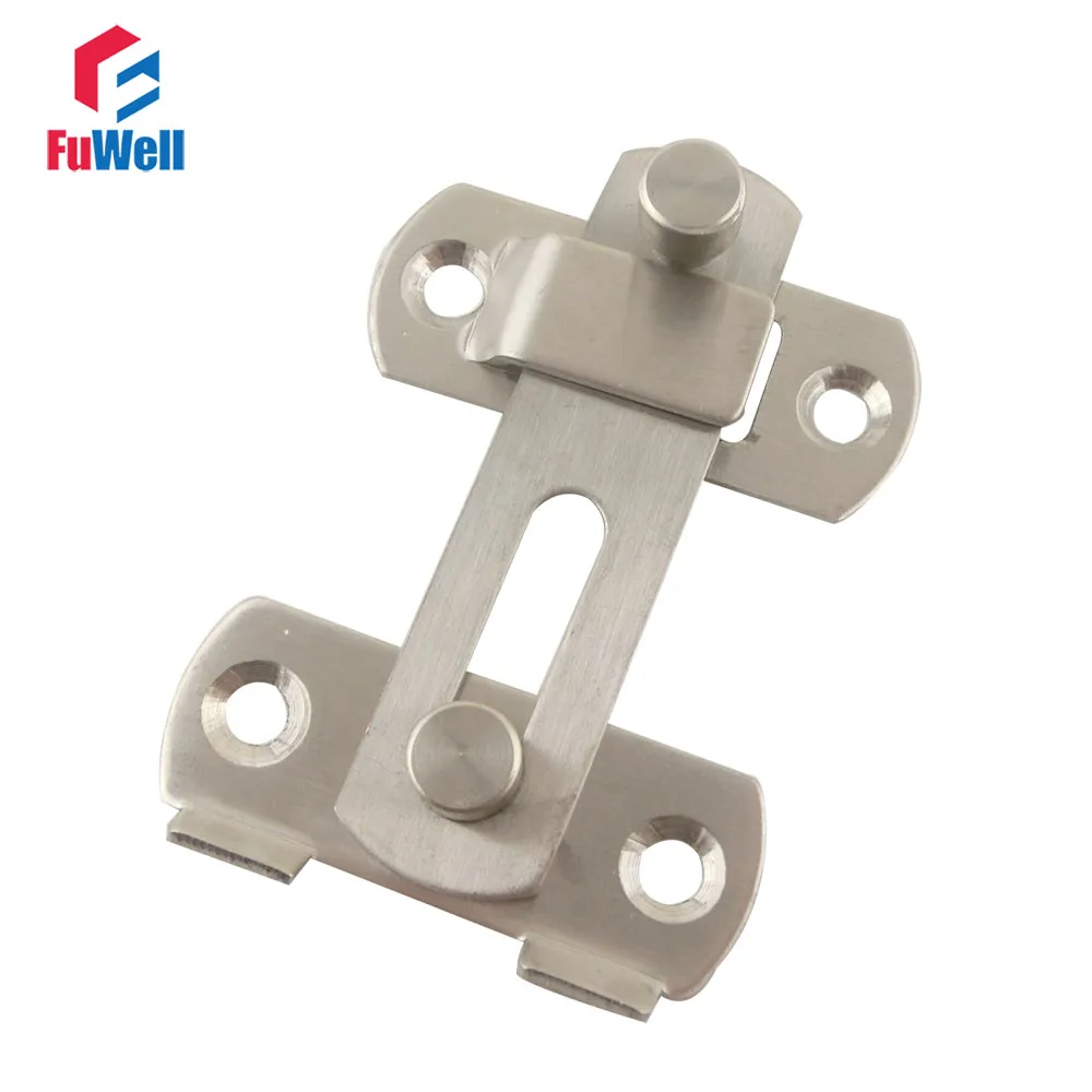 

Stainless Steel Door Latch Bolt 70mm Length 2mm Thickness Anti-Theft Safety Door Bolt Latch Lock for Gate House Hotel