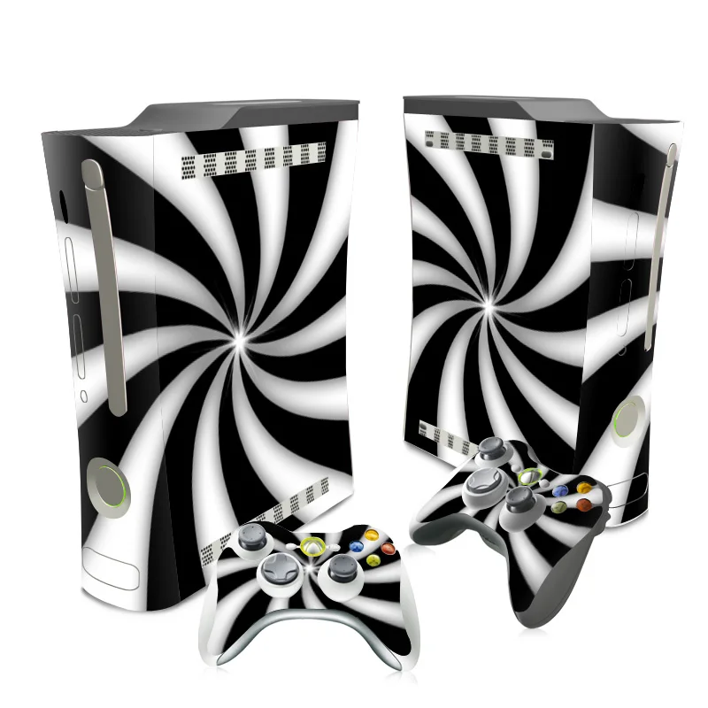 

Easy to Install Vinyl Skin Sticker for Microsoft Xbox 360 Original Fat Console and Controller Skins Stickers for video games