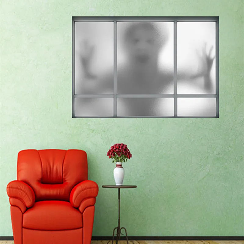 Halloween Wall Decals Stickers Spooky Creepy Window Stickers