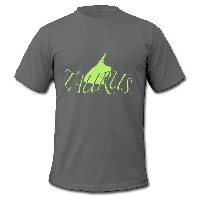 2014 Original Design O Neck T Shirt Taurus Zodiac Creat Your Own Tee Pre-Cotton | Мужская одежда