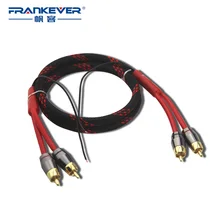 Frankever Coaxial Audio Video 2 RCA Stereo Cable to 2 RCA Male to Male Gold Plated Hifi Subwoofer AV TV Aux Cables 1m 2m 3m 5m