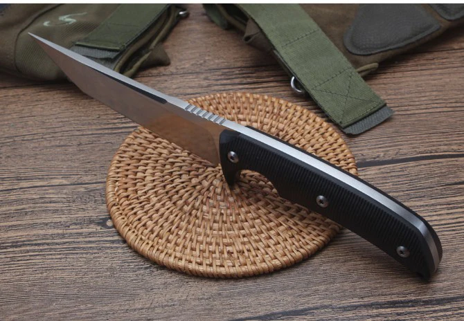 Открытый нож с фиксированным лезвием, Полный Тан Dc53 стальной тактический нож для выживания, пользовательские Джунгли ножи, EDC прямые охотничьи ножи инструмент