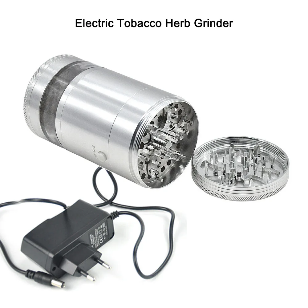 2017 New Electric Tobacco Grinder Electronic Metal Tobacco Herb