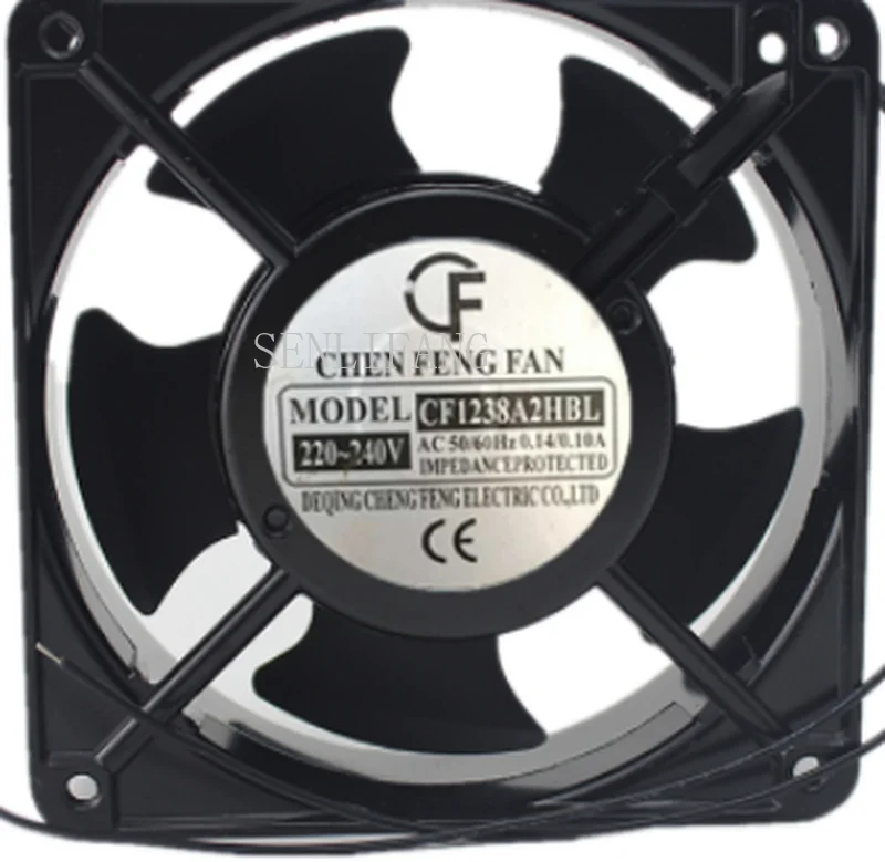 Бесплатная доставка CF1238A2HBL AC 220 V-240 V 0.14A/0.1A 50/60 HZ 12038 12 см 120*120*38 мм тихий кабинет шасси вентилятор охлаждения