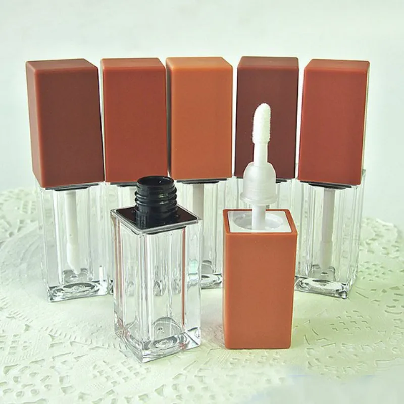 free-shipping-50pcs-5ml-lip-gloss-tubes-with-orange-cap-square-empty
