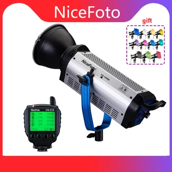 

NiceFoto 330W photography lighting daylight COB LED light HA-3300B for selfie studio video photo camera youtuber vlog Light