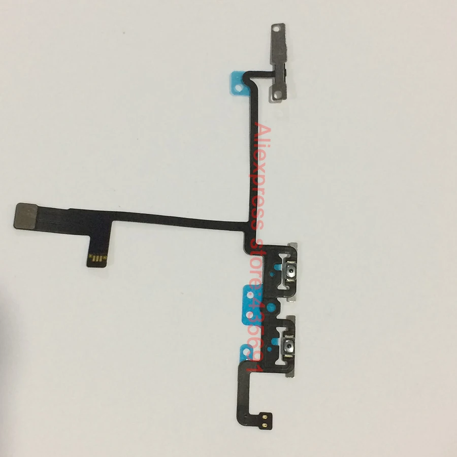 10Pcs/lot For iPhone X Original New Volume Mute Switch Button Flex