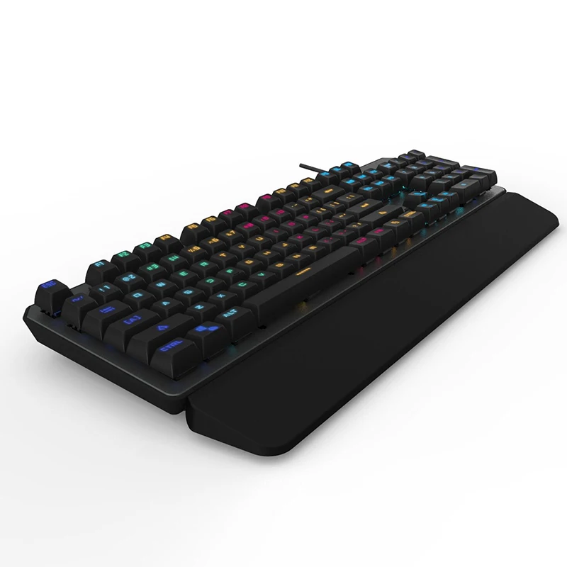 

PC 104 Keys Mechanical Keyboard Gaming Pro Backlight Keyboard Backlit Twclado Computer Mekanik Klavye RGB Clavier Gamer Keyboard